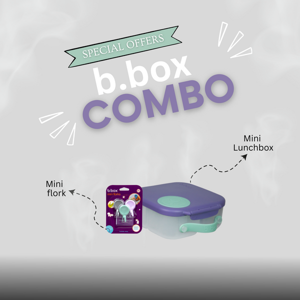 Mini Lunch Box & Mini Flork Purple