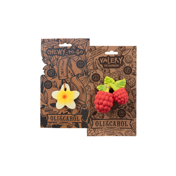 Hawaii The Flower Chewy Teether+ Valery The Raspberry