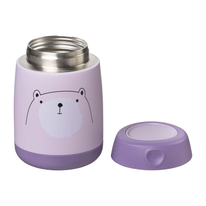 B.box Insulated Food Jar 210ml- Mini-Bear Hugs Purple - Sohii India