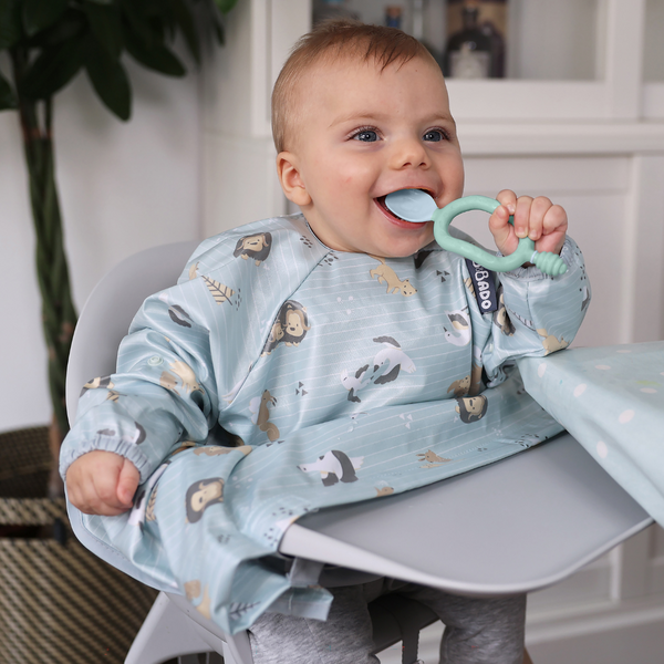 Dippit Multi Stage Baby Weaning Spoon and Dipper Mint & Blue - Pack of 2