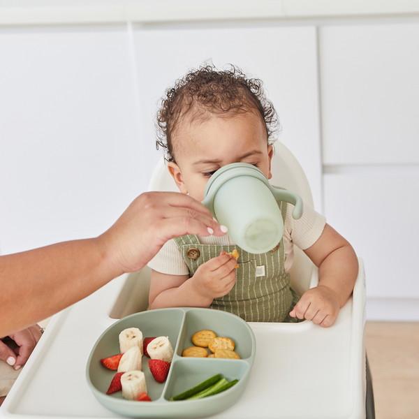 Silicone Spout Cup Sage Green