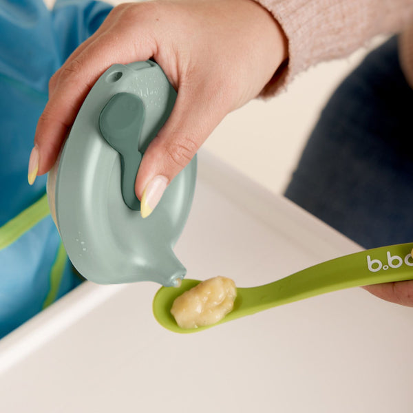 Fill + Feed Silicone Feeding Pouch Sage Green