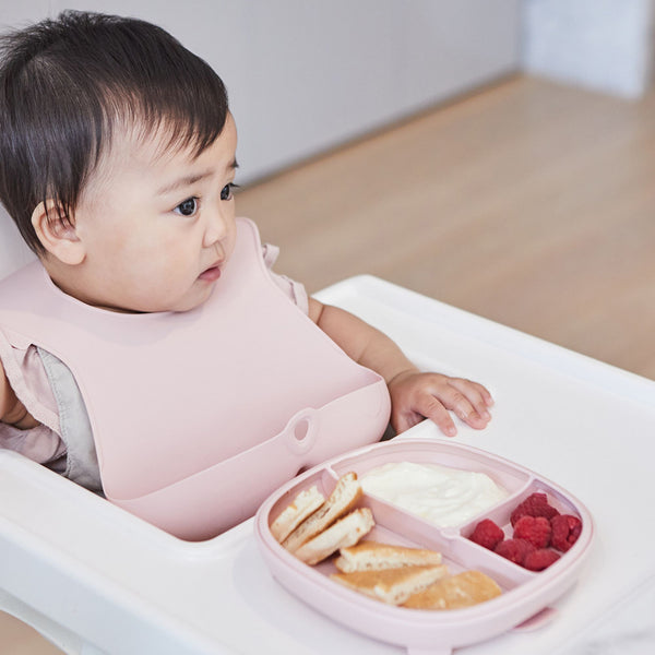 2 in 1 Suction Plate - Blush Pink