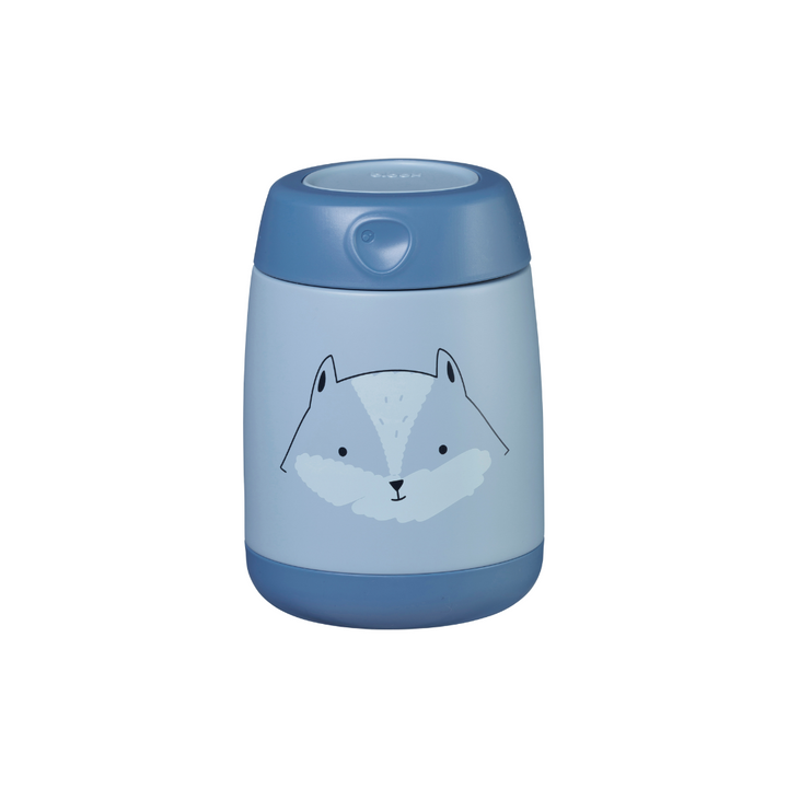 b.box Insulated Mini Food Jar 210ml Friendly fox Blue - Sohii India