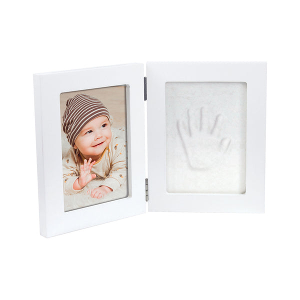 Happy Hand & Footprint Clay Impression Frame