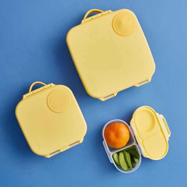 Mini Lunch Box Lemon Twist Yellow
