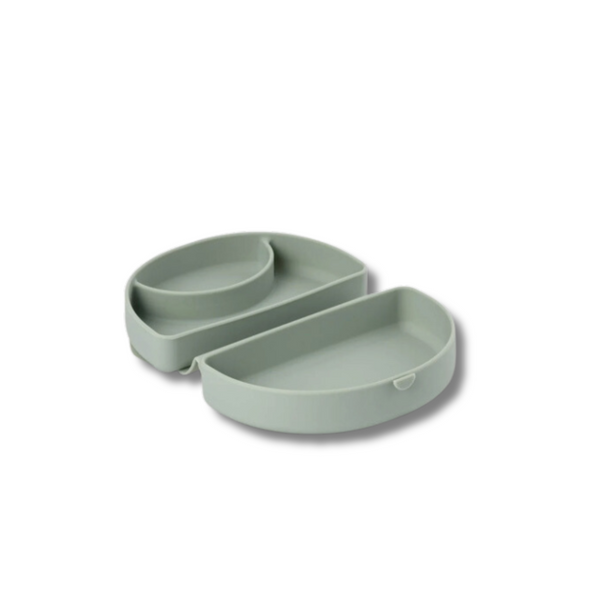 Miniware Silifold Foldable Suction base Plate Sage Green