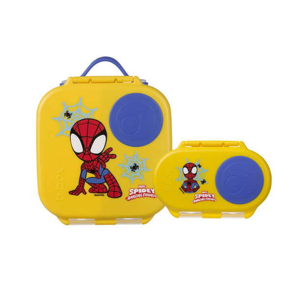 Mini Lunchbox & Snackbox  – Spidey| Leakproof Bento Box Combo for Kids & Toddlers | BPA-Free, 1yr+