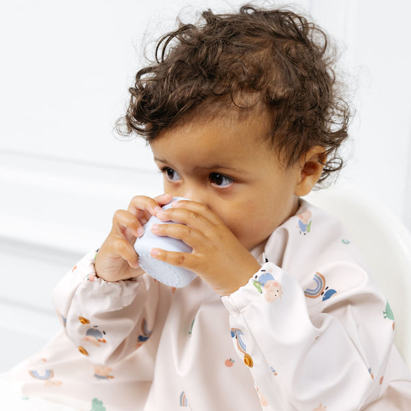 Sippit™- Anti-Slip Silicone Open Drinking Cup - Mist - For Infants- Pack of 2