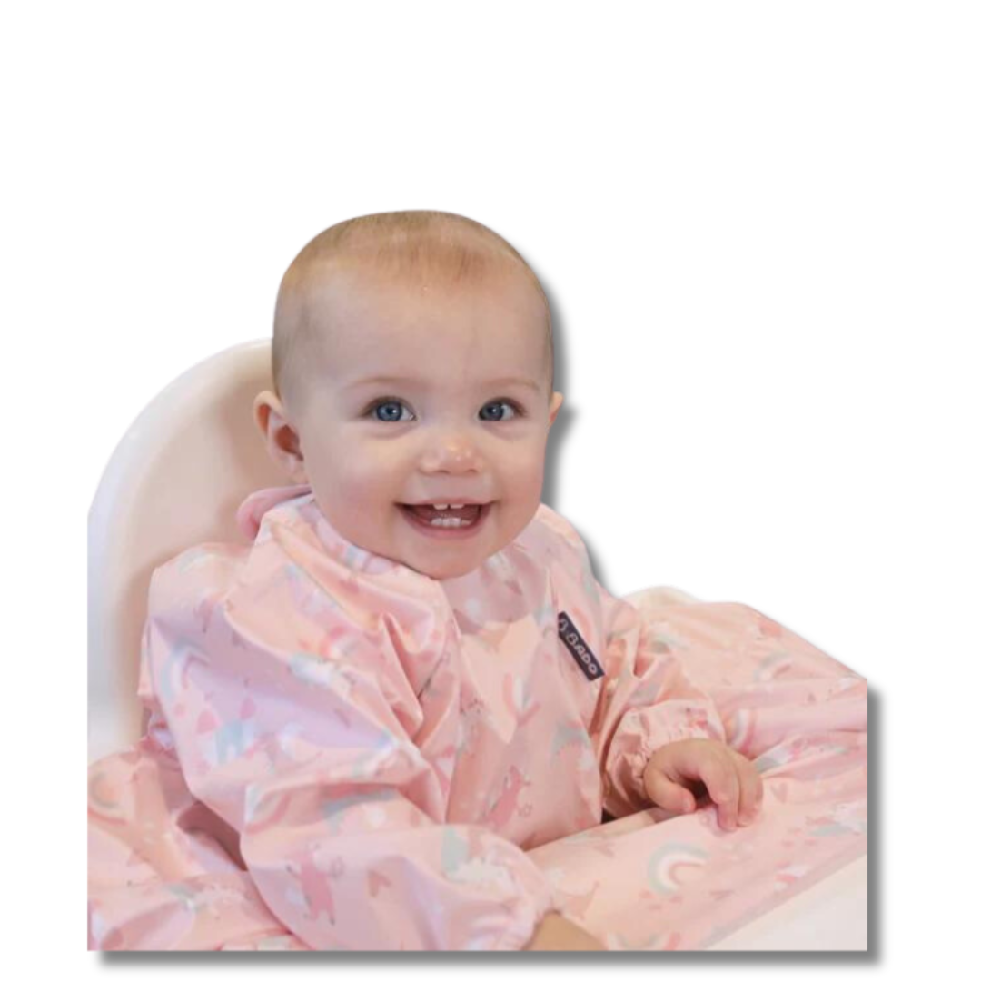 Bibado Long Sleeve Coverall Weaning Bib Over The Rainbow Sohii India