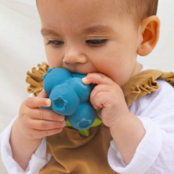 Jerry The Blueberry Natural Rubber Teether