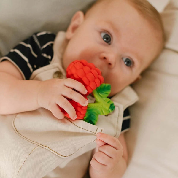 Valery The Raspberry Natural Rubber Teether