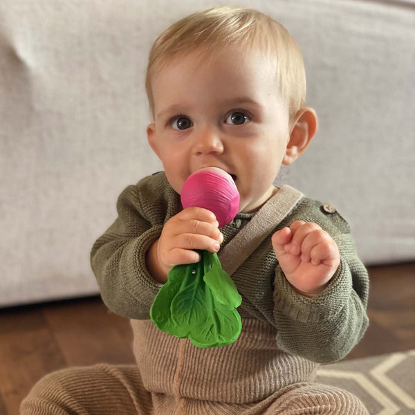 Ramona The Radish Natural Rubber Teether