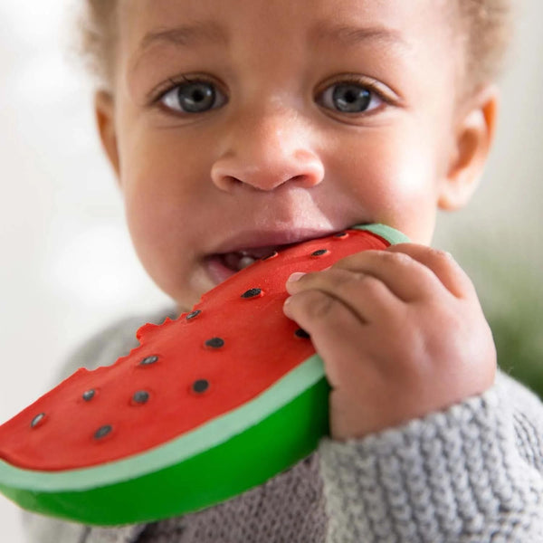 Wally The Watermelon Natural Rubber Teether