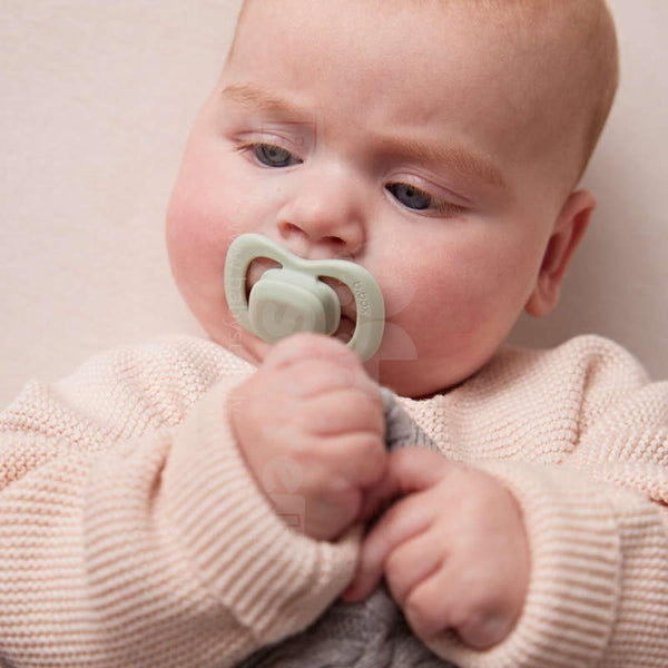 Pacifier Silicone Size 1 Twin Pack - Sage Vanilla