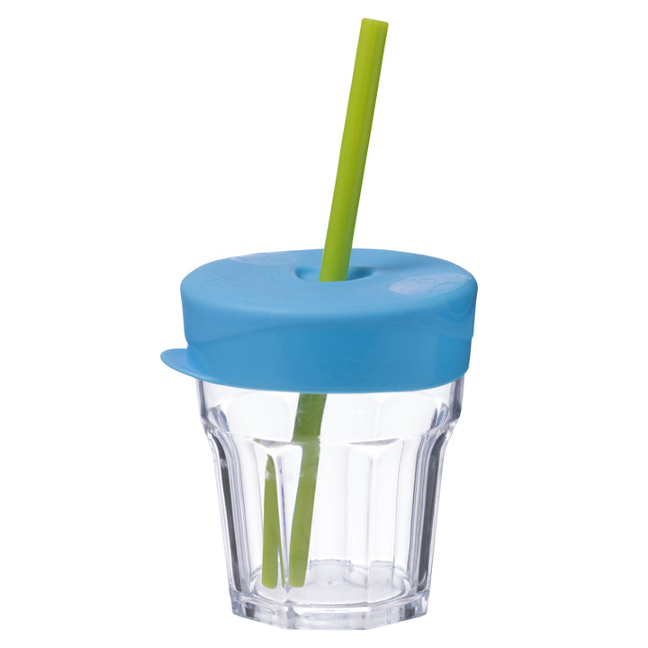 B.box Universal Silicone Lid & Straw Travel Pack - Ocean Breeze Blue Green - Sohii India