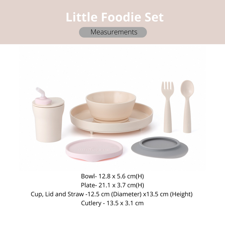 Miniware Little Foodie Set-Vanilla/Cotton Candy - Sohii India