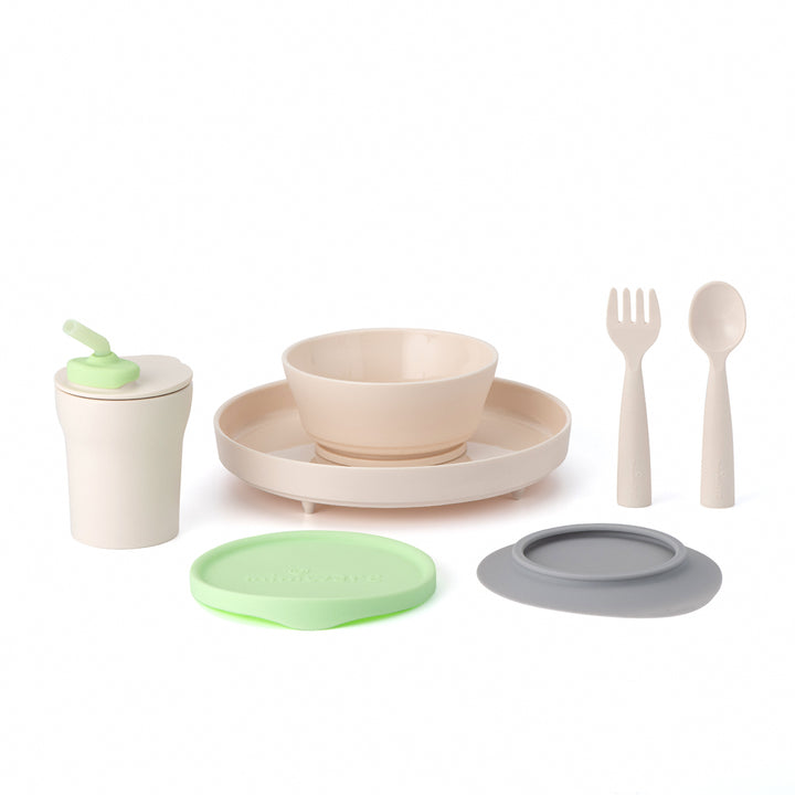 Miniware Little Foodie All-in-one Feeding Set Vanilla/ Key Lime - Sohii India