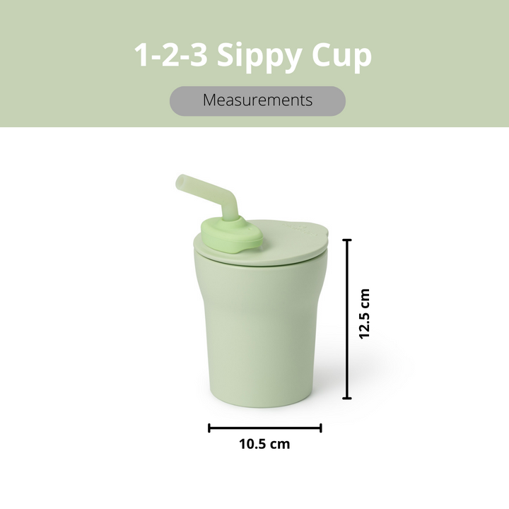 Miniware 1-2-3 Sip! Sippy Cup Key Lime/Key Lime - Sohii India