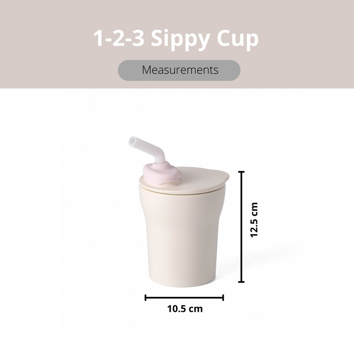 Miniware 1-2-3 Sip! Sippy Cup Vanilla/Cotton Candy - Sohii India