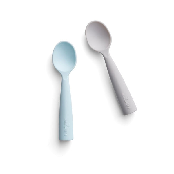 Miniware Training Spoon Set  Grey+Aqua - Sohii India