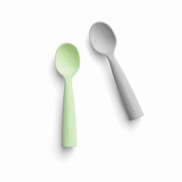 Miniware Training Spoon Set  Grey+Lime - Sohii India