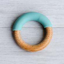 Little Rawr Wood + Silicone Simple Ring - Blue - Sohii India