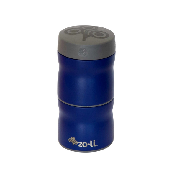 ZoLi POW THIS & THAT Stackable Stainless Steel Insulated Food Jar- Navy - Sohii India
