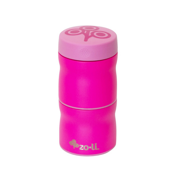 ZoLi POW THIS & THAT Stackable Stainless Steel Insulated Food Jar- Pink - Sohii India
